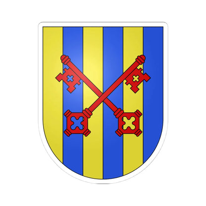 Grens-coat of arms (Switzerland) (Coat of Arms) STICKER Vinyl Kiss-Cut Decal 4 Inch White - The Sticker Space