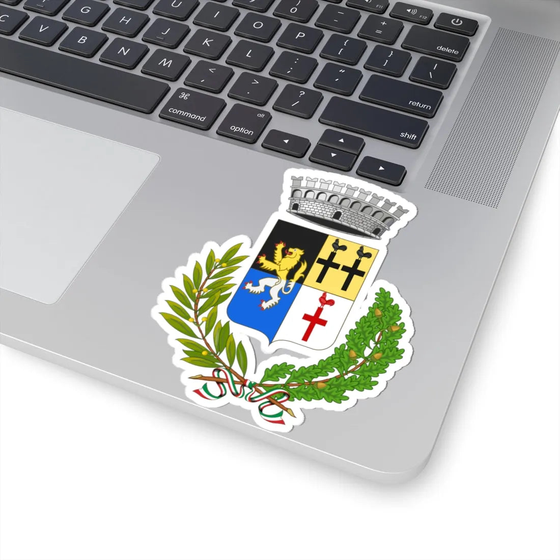 Gressan-Stemma (Italy) (Coat of Arms) STICKER Vinyl Kiss-Cut Decal - The Sticker Space