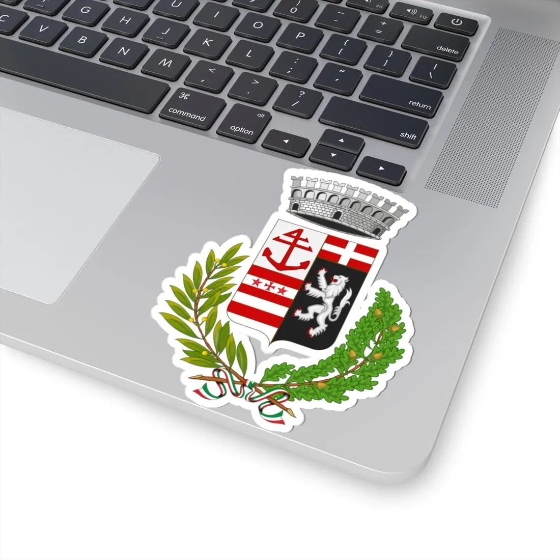 Gressoney-La-Trinité-Stemma (Italy) (Coat of Arms) STICKER Vinyl Kiss-Cut Decal - The Sticker Space