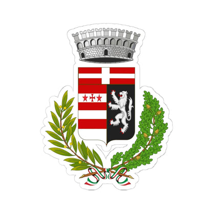 Gressoney-Saint-Jean-Stemma (Italy) (Coat of Arms) STICKER Vinyl Kiss-Cut Decal 6 Inch White - The Sticker Space