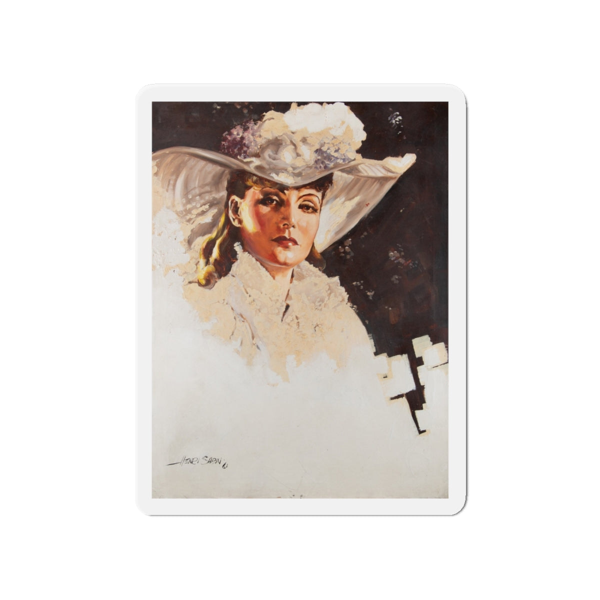 Greta Garbo as 'Anna Karenina' (Magazine Illustration) Refrigerator Magnet