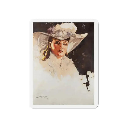 Greta Garbo as 'Anna Karenina' (Magazine Illustration) Refrigerator Magnet - The Sticker Space