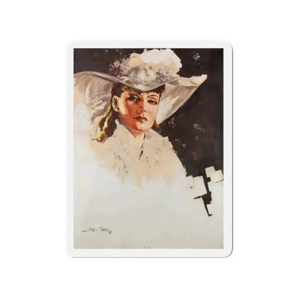 Greta Garbo as 'Anna Karenina' (Magazine Illustration) Refrigerator Magnet - The Sticker Space