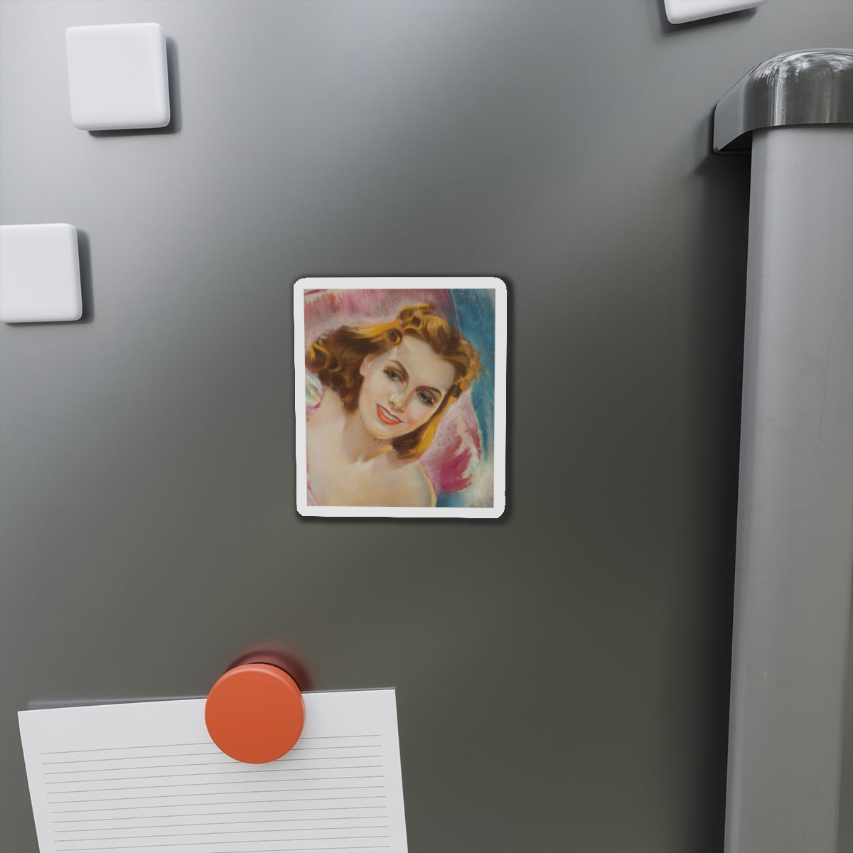 Greta Garbo (Magazine Illustration) Refrigerator Magnet