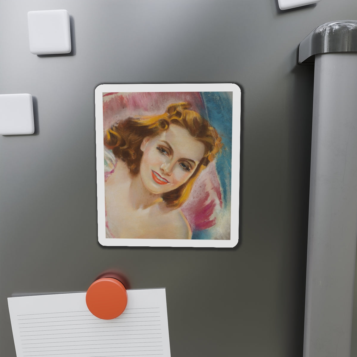 Greta Garbo (Magazine Illustration) Refrigerator Magnet