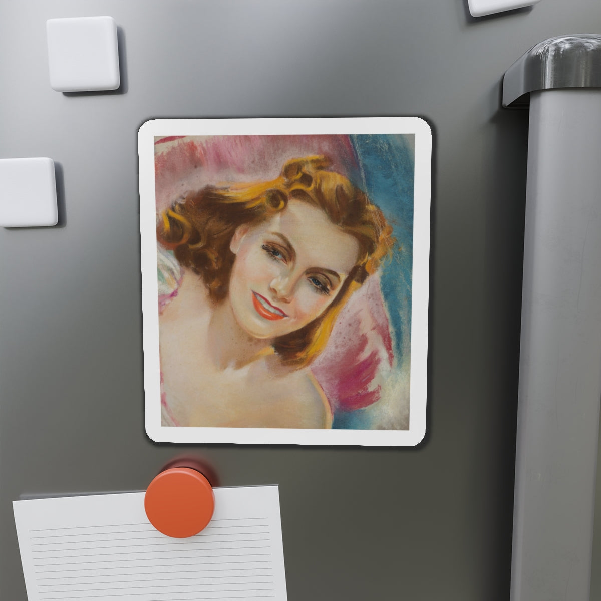 Greta Garbo (Magazine Illustration) Refrigerator Magnet