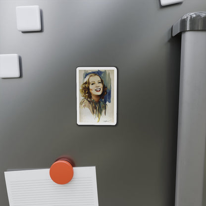 Greta Garbo_1 (Magazine Illustration) Refrigerator Magnet