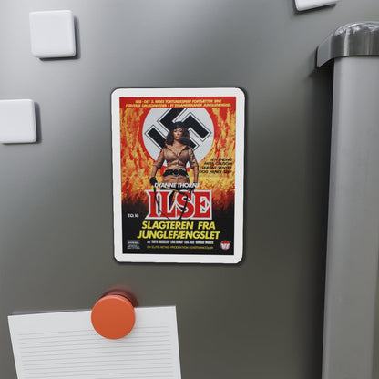 GRETA THE MAD BUTCHER (ILSA THE WICKED WARDEN) DANISH 1977 Movie Poster - Die-Cut Magnet-The Sticker Space