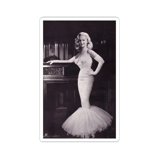 Greta Thyssen #111 (Vintage Female Icon) STICKER Vinyl Kiss-Cut Decal 2 Inch White - The Sticker Space