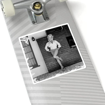 Greta Thyssen #75 (Vintage Female Icon) STICKER Vinyl Kiss-Cut Decal - The Sticker Space