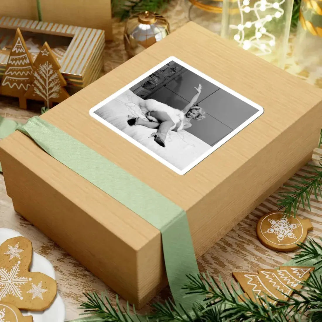 Greta Thyssen #77 (Vintage Female Icon) STICKER Vinyl Kiss-Cut Decal - The Sticker Space