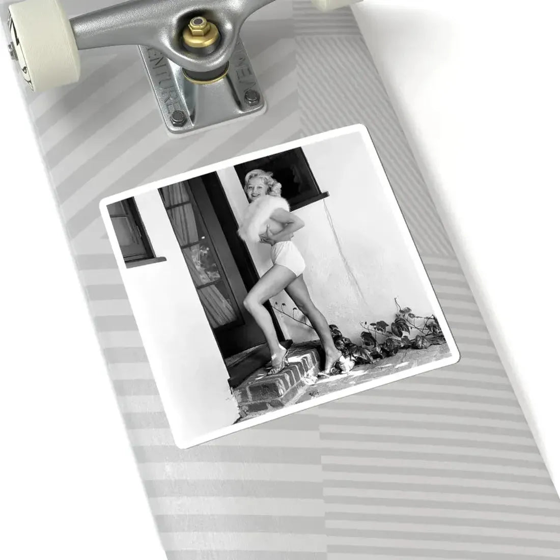 Greta Thyssen #78 (Vintage Female Icon) STICKER Vinyl Kiss-Cut Decal - The Sticker Space