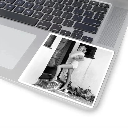 Greta Thyssen #78 (Vintage Female Icon) STICKER Vinyl Kiss-Cut Decal - The Sticker Space