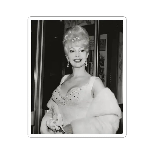 Greta Thyssen #98 (Vintage Female Icon) STICKER Vinyl Kiss-Cut Decal 2 Inch White - The Sticker Space