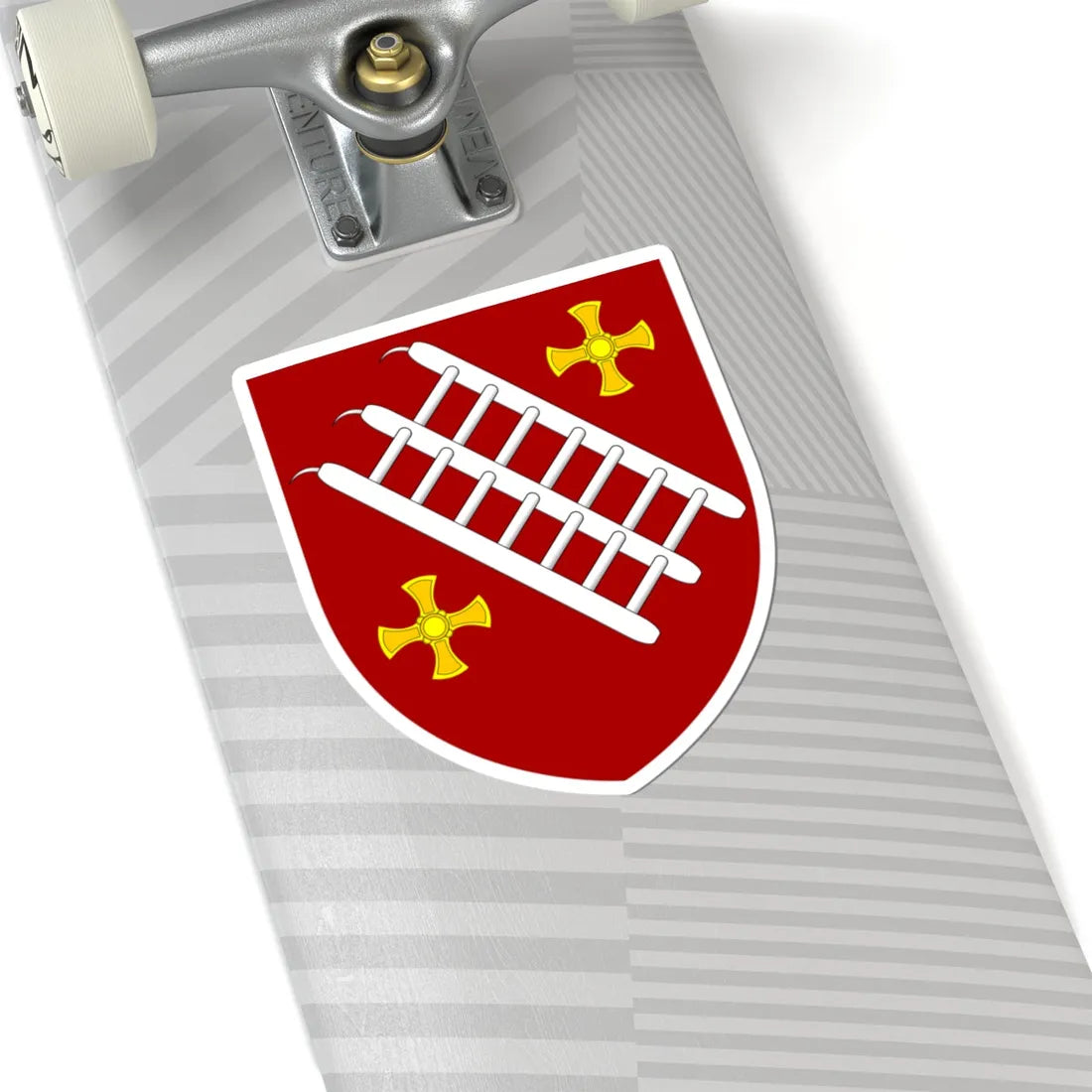 Grey College Durham arms (England) (Coat of Arms) STICKER Vinyl Kiss-Cut Decal - The Sticker Space