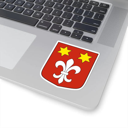 Grimisuat-blazon (Switzerland) (Coat of Arms) STICKER Vinyl Kiss-Cut Decal - The Sticker Space
