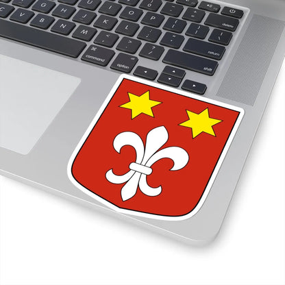 Grimisuat-blazon (Switzerland) (Coat of Arms) STICKER Vinyl Kiss-Cut Decal - The Sticker Space
