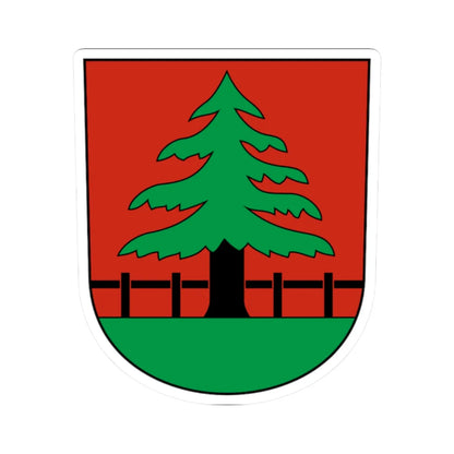 Grindel-blazon (Switzerland) (Coat of Arms) STICKER Vinyl Kiss-Cut Decal 2 Inch White - The Sticker Space