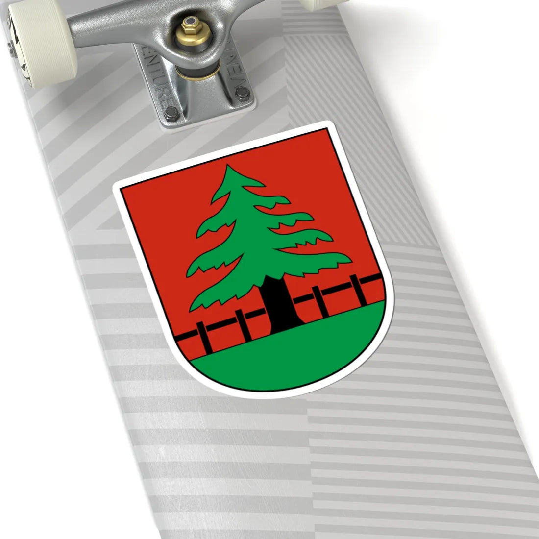 Grindel-blazon (Switzerland) (Coat of Arms) STICKER Vinyl Kiss-Cut Decal - The Sticker Space