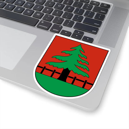 Grindel-blazon (Switzerland) (Coat of Arms) STICKER Vinyl Kiss-Cut Decal - The Sticker Space