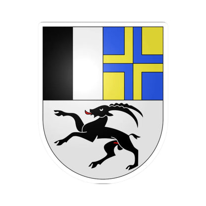 Grisons-coat of arms (Switzerland) (Coat of Arms) STICKER Vinyl Kiss-Cut Decal 2 Inch White - The Sticker Space