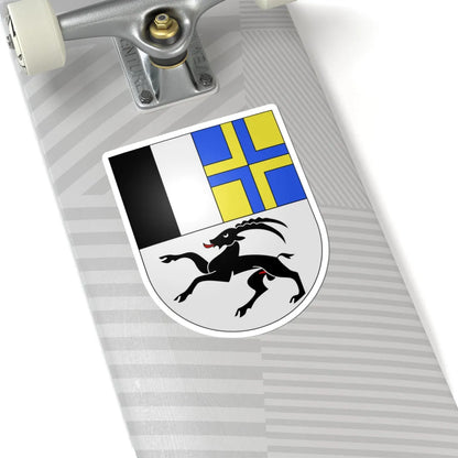 Grisons-coat of arms (Switzerland) (Coat of Arms) STICKER Vinyl Kiss-Cut Decal - The Sticker Space