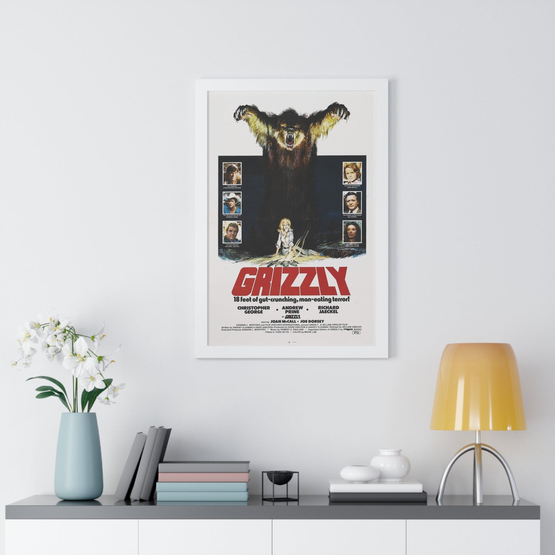 GRIZZLY 1976 - Framed Movie Poster-The Sticker Space