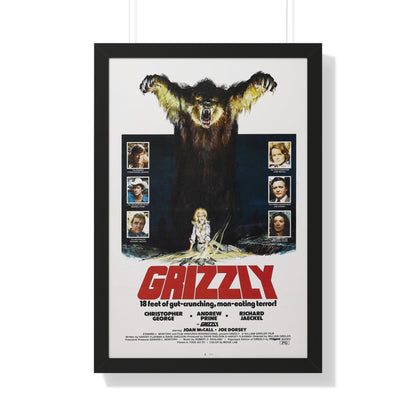 GRIZZLY 1976 - Framed Movie Poster-20" x 30"-The Sticker Space