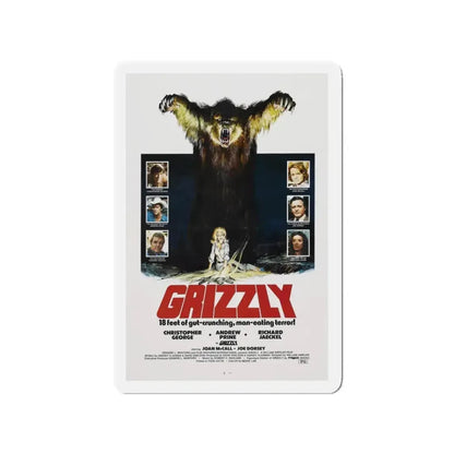 GRIZZLY 1976 Movie Poster - Refrigerator Magnet - The Sticker Space