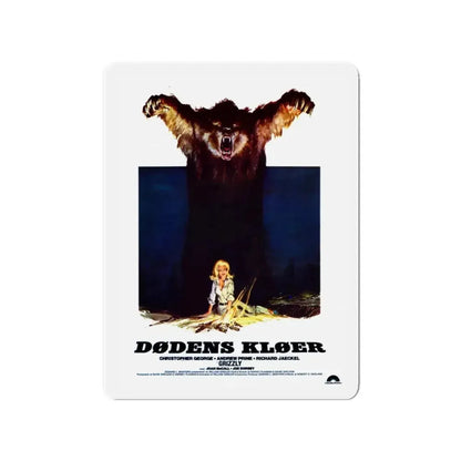 GRIZZLY (DANISH) 1976 Movie Poster - Refrigerator Magnet - The Sticker Space