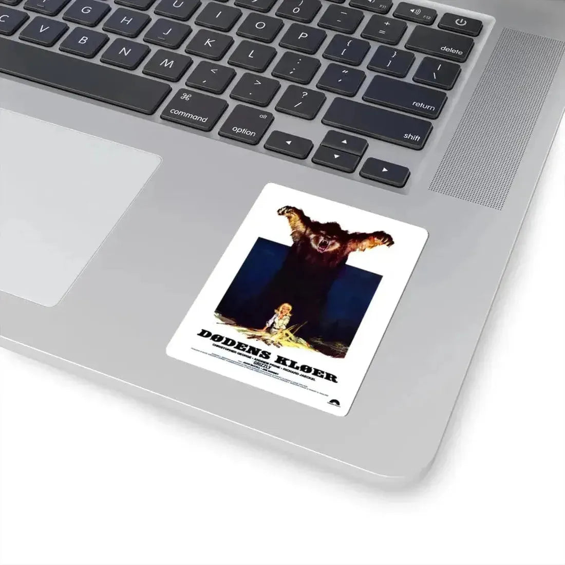 GRIZZLY (DANISH) 1976 Movie Poster - STICKER Vinyl Kiss-Cut Decal - The Sticker Space