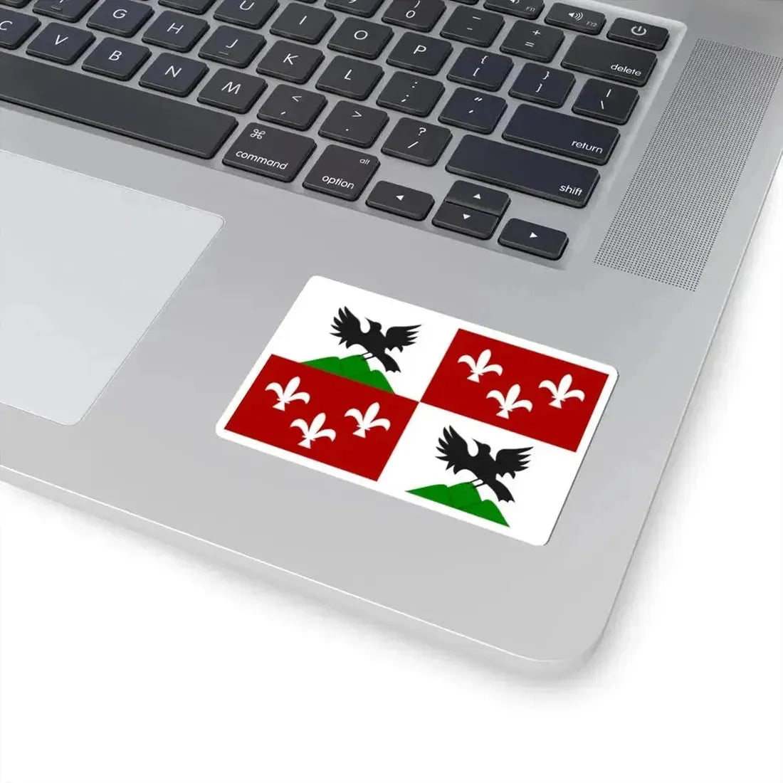 Grobbendonk vlag (Belgium) STICKER Vinyl Kiss-Cut Decal - The Sticker Space