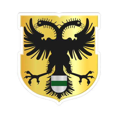 Groninger stadswapen 1556 (Netherlands) (Coat of Arms) STICKER Vinyl Kiss-Cut Decal 4 Inch White - The Sticker Space