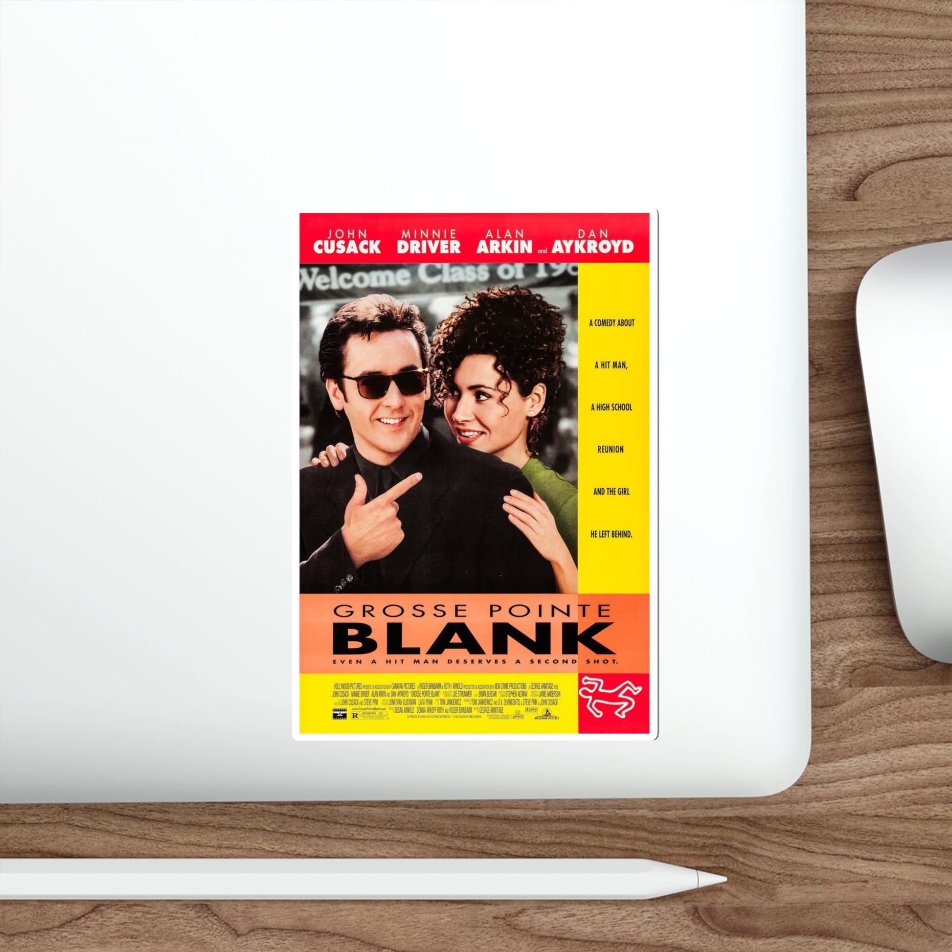 Grosse Pointe Blank 1997 Movie Poster STICKER Vinyl Die-Cut Decal-The Sticker Space