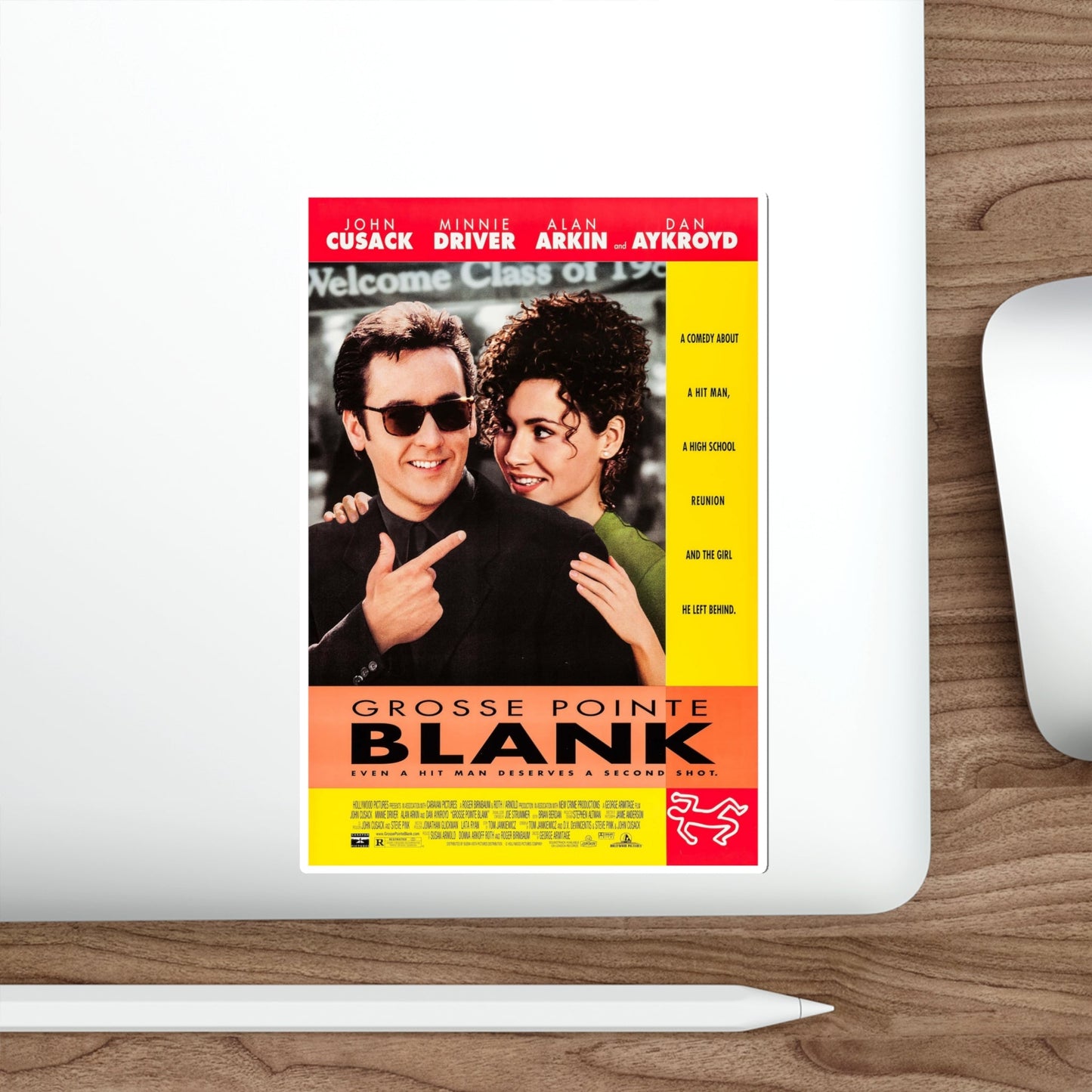 Grosse Pointe Blank 1997 Movie Poster STICKER Vinyl Die-Cut Decal-The Sticker Space