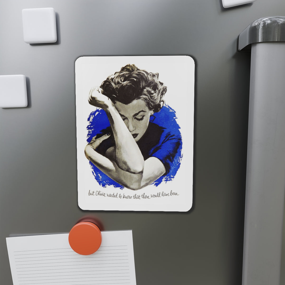 Grosse Pointe Requiem, Woman's Day, May 1954 (Magazine Illustration) Refrigerator Magnet