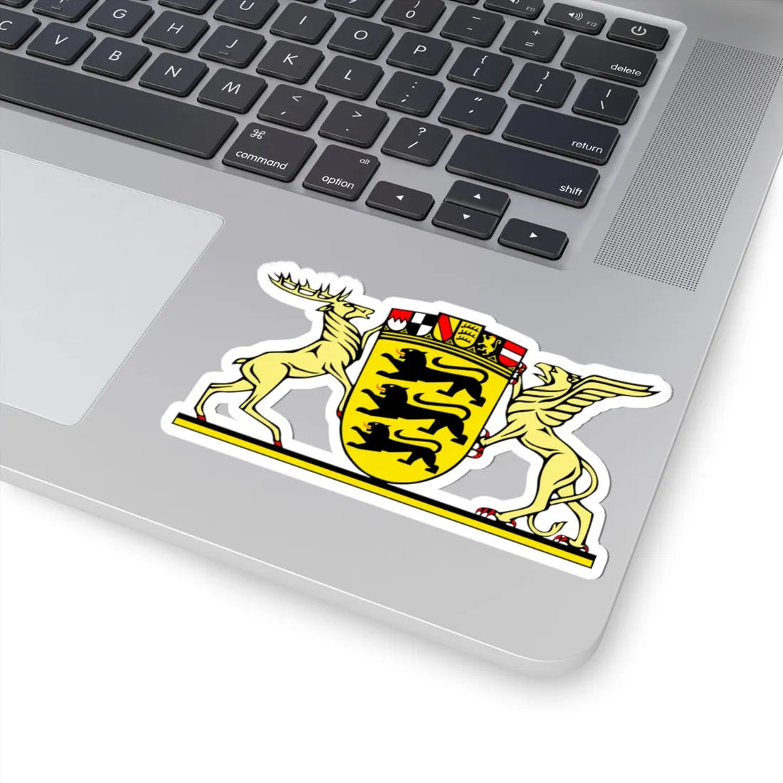 Grosses Landeswappen Baden-Württemberg (Germany) (Coat of Arms) STICKER Vinyl Kiss-Cut Decal - The Sticker Space