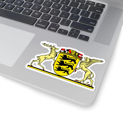 Grosses Landeswappen Baden-Württemberg (Germany) (Coat of Arms) STICKER Vinyl Kiss-Cut Decal - The Sticker Space