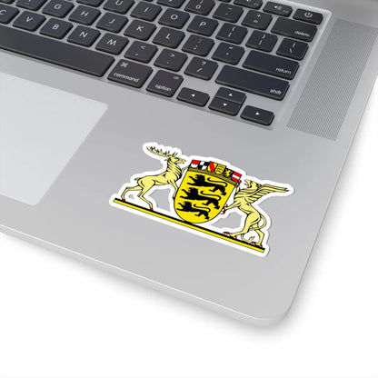 Grosses Landeswappen Baden-Württemberg (Germany) (Coat of Arms) STICKER Vinyl Kiss-Cut Decal - The Sticker Space