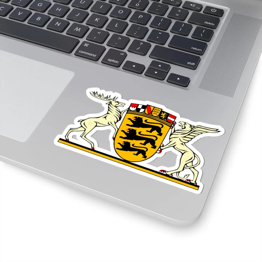 Grosses Landeswappen Baden-Wuerttemberg-new (Germany) (Coat of Arms) STICKER Vinyl Kiss-Cut Decal - The Sticker Space