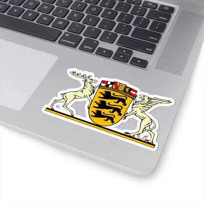 Grosses Landeswappen Baden-Wuerttemberg-new (Germany) (Coat of Arms) STICKER Vinyl Kiss-Cut Decal - The Sticker Space