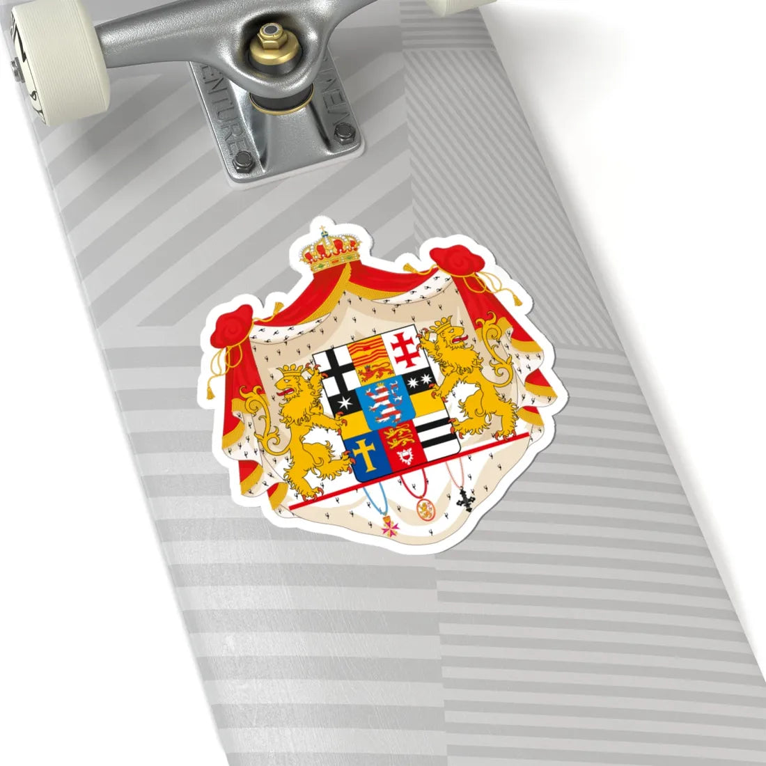 Grosses Wappen-HK 1815-1866 (Germany) (Coat of Arms) STICKER Vinyl Kiss-Cut Decal - The Sticker Space