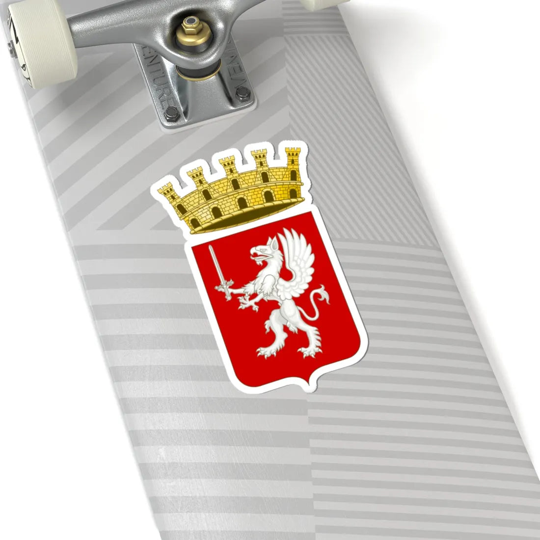 Grosseto-Stemma (Italy) (Coat of Arms) STICKER Vinyl Kiss-Cut Decal - The Sticker Space