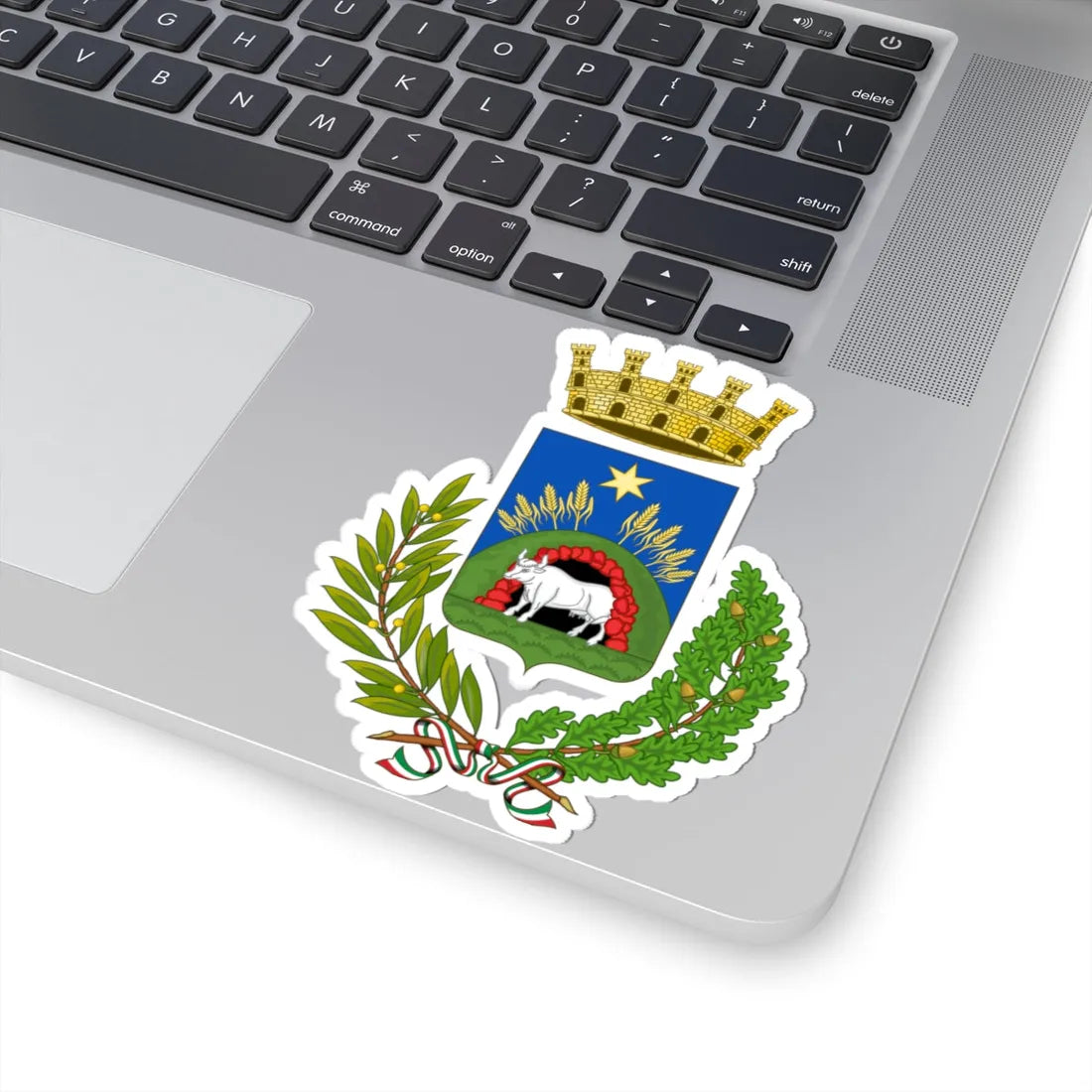 Grottaglie-Stemma (Italy) (Coat of Arms) STICKER Vinyl Kiss-Cut Decal - The Sticker Space