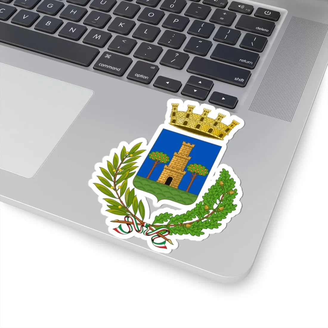Grottammare-Stemma (Italy) (Coat of Arms) STICKER Vinyl Kiss-Cut Decal - The Sticker Space