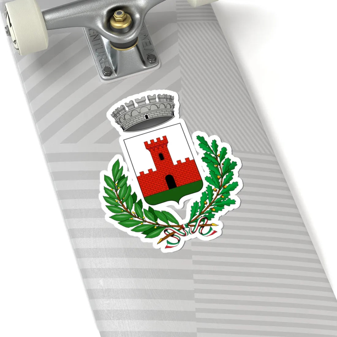 Grottazzolina-Stemma (Italy) (Coat of Arms) STICKER Vinyl Kiss-Cut Decal - The Sticker Space