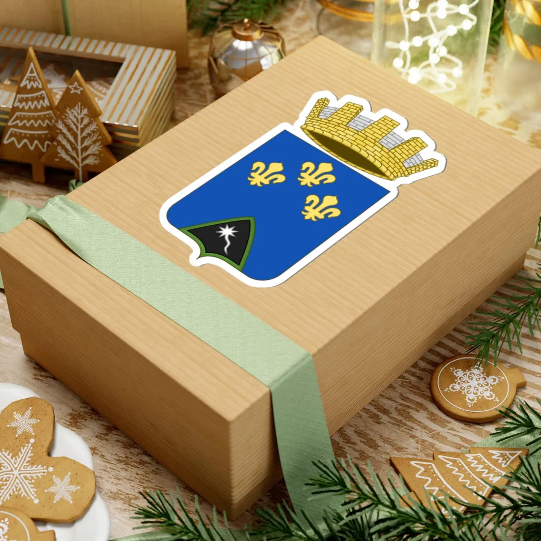 Grotte di Castro-Stemma (Italy) (Coat of Arms) STICKER Vinyl Kiss-Cut Decal - The Sticker Space