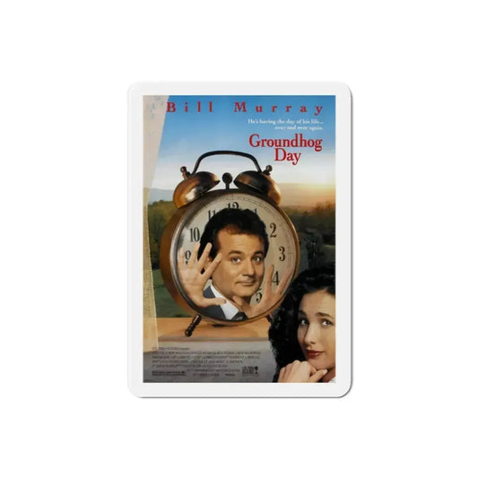 Groundhog Day 1993 Movie Poster Refrigerator Magnet 2 Inch - The Sticker Space