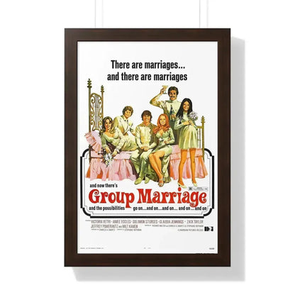 GROUP MARRIAGE 1972 - Framed Movie Poster - The Sticker Space