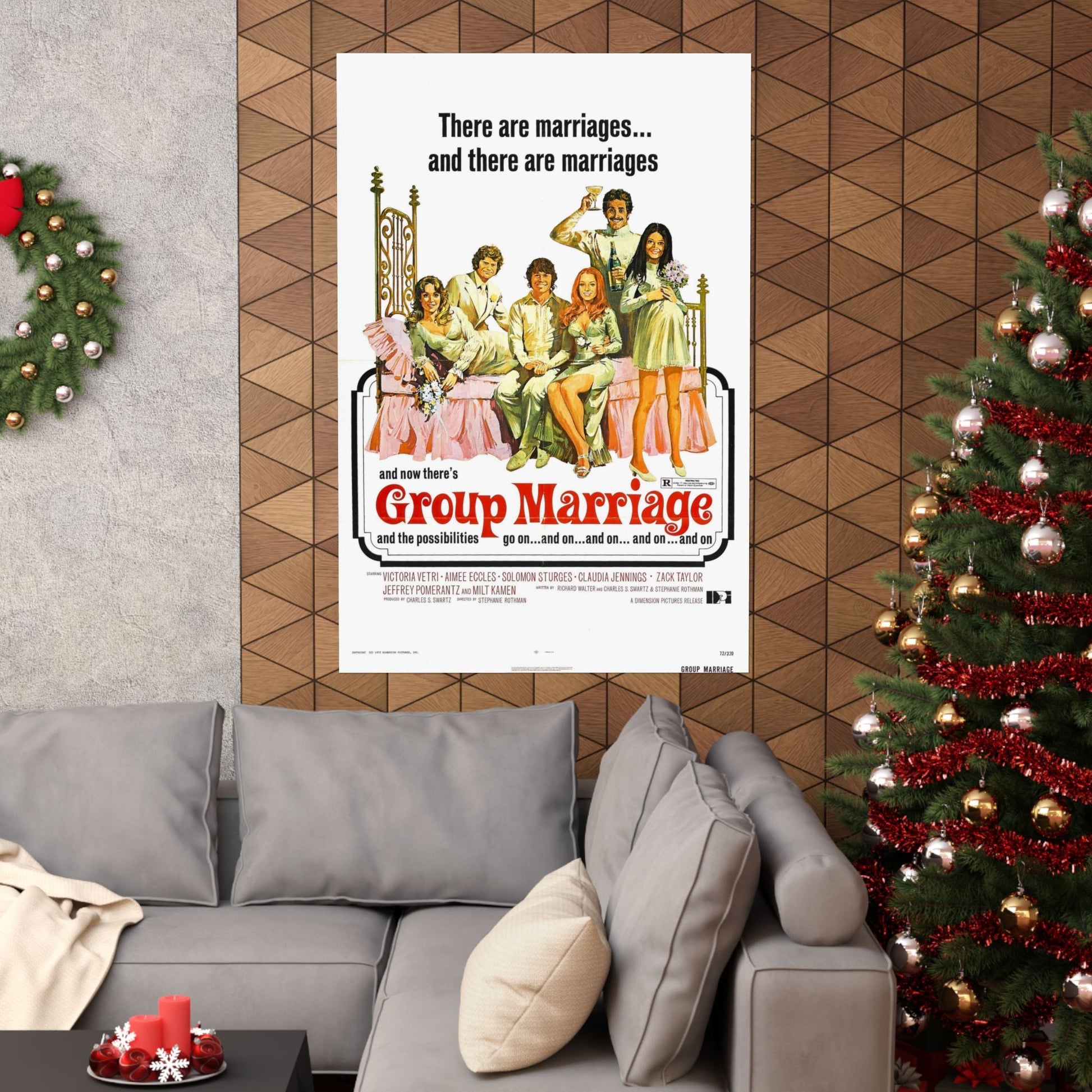 GROUP MARRIAGE 1972 - Paper Movie Poster-The Sticker Space